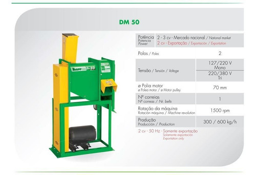 Imagem 3 de 10 de Debulhador De Milho Elétrico Monofásico 3cv Trapp Dm 50