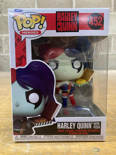 Harley Quinn Con Pizza 452 Dc Heroes Funko Pop Original