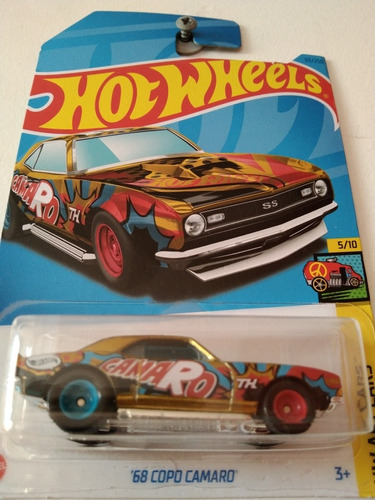 Auto Colección Hot Wheels Super Treasure Hunt 68 Copo Camaro