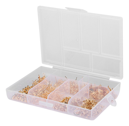 Kit De Ganchos Para Pendientes, Con Forma De Cuentas Redonda