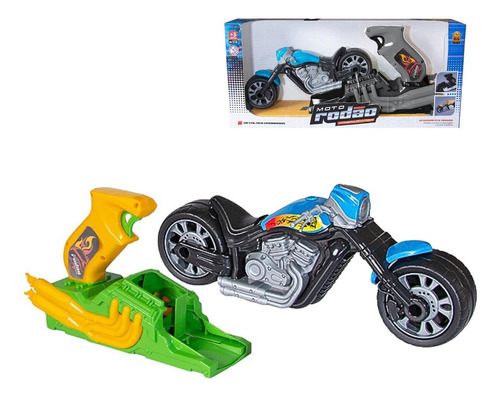 Brinquedo Lançador De Moto Super Rápida Bs Toys - 558