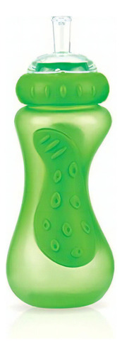 Nuby 1214-100 Botella Deportiva Antigoteo, 10 Oz, Verde