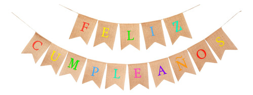 Crafts Feliz Cumpleaño Banner Para Decoracion Español Telon