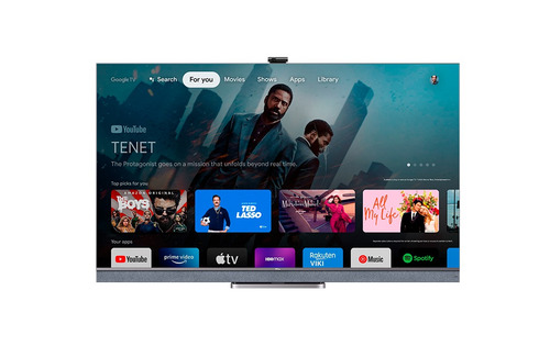 Imagem 4 de 9 de Smart Tv Qled 55' Tcl 4k Google C825