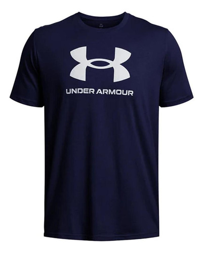 Polera Hombre Under Armour Sportstyle Logo Azul