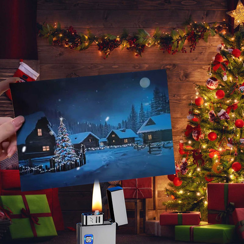 Temperature Controlled Color Changing Christmas Card