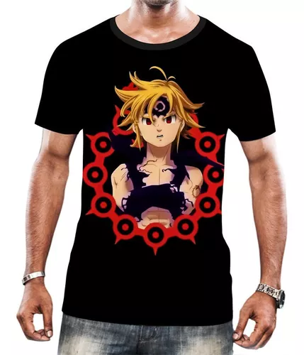 Camiseta Unissex Masculina The Seven Deadly Sins 2 Season Nanatsu