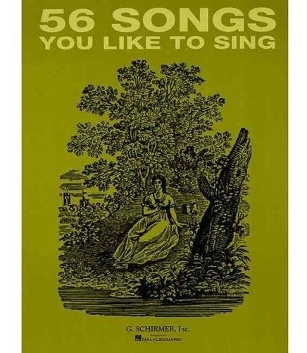 Libro En Inglés 56 Canciones Te Gusta Cantar: Voz Y Piano