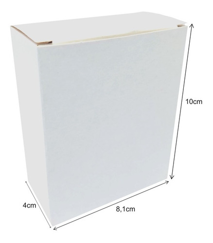Imagen 3 de 5 de Caja Para Perfume Per6 X 100u Packaging Blanco Madera
