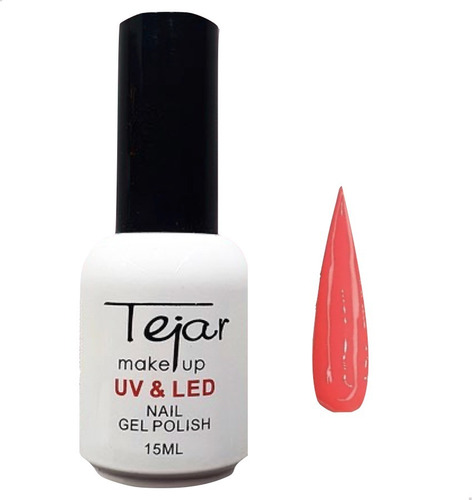 Esmalte Semipermanente Top Coat Matte Tejar Uv/ Led Color N 14 - Coral