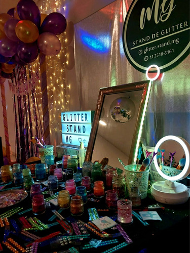 Stand De Glitter/ Glitter Bar, Para Todo Tipo De Eventos!!