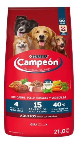 Croquetas Para Perro (21 Kg) Purina Campeon