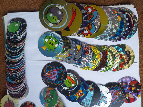 Venta De Tazos Por Pieza - Angri Birds Y Angri Birds Space (Usado)