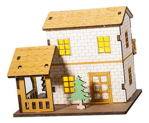 Maqueta De Casa En Miniatura 10,5 Cm X 8,3 Cm X 8,3 Cm