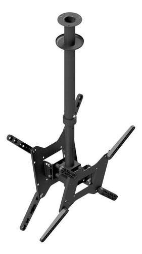 Suporte De Teto Duplo Para Tv 19'' A 60'' - Avatron Cor Preto