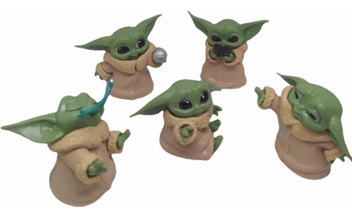 Baby Yoda Grugo Mandalorian Set X 6 Tiernos Dulces Bebes S W