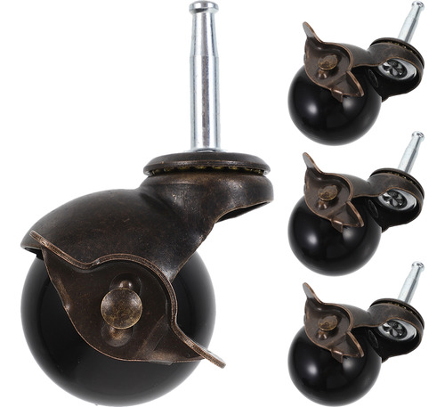 Juego De Ruedas Gold Furniture Caster Ball Caster Con Varill