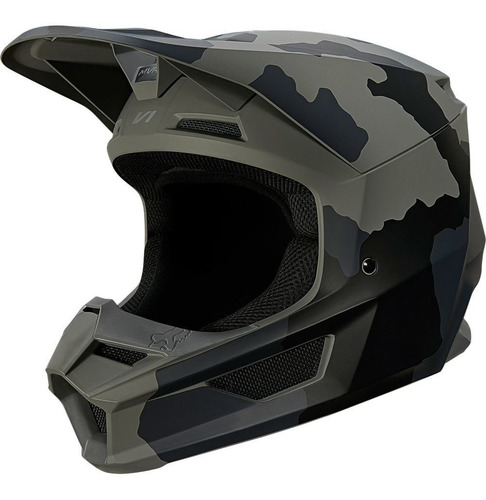 Imagen 2 de 5 de Casco Motocross Niño Fox Yth V1 Trev #27736-247