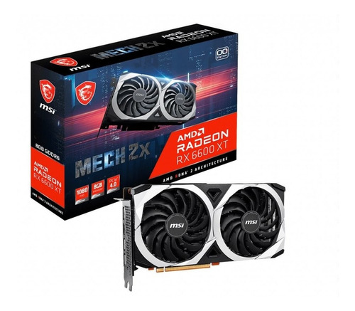 Placa De Video Msi Radeon Rx 6600 Xt Mech 2x 8g Oc 160w