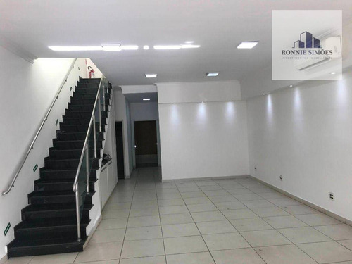 Salão, Ponto Para Alugar Em Moema, 4 Salas, 4 Divisórias, 2 Vagas De Garagem, 2 Banheiros, 200m², São Paulo. - Sl0130