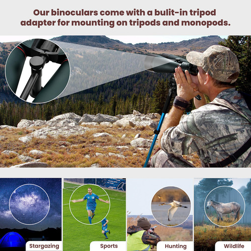 Esslnb Prismáticos 20x80 Impermeables Para Astronomía Mmg