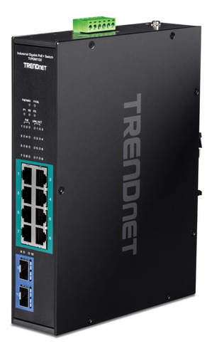 Trendnet Interruptor Industrial Gigabit Poe 10 Puerto °f