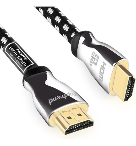 Cable Hdmi Toptrend 4k De 12 Pies, Clasificación Cl3, 21 Gpb