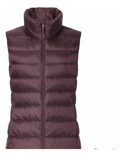 Chaleco Uniqlo Ultra Light Down Vest Mujer Purple Wine 2021