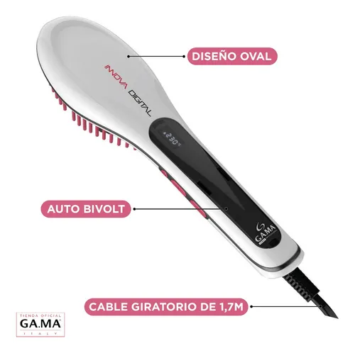 Cepillo Alisador Gama Innova Hot Brush Digital Ceramic Cuotas