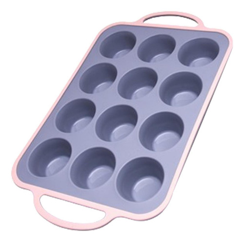 Kyl1 Bandeja Para Hornear Muffins Silicona Moldes Muffins