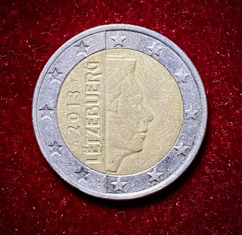 Moneda 2 Euros Luxemburgo 2013 Km 93 Bimetalica