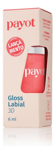 Gloss Labial 3d Brilhante Goiaba 30 Payot 6ml