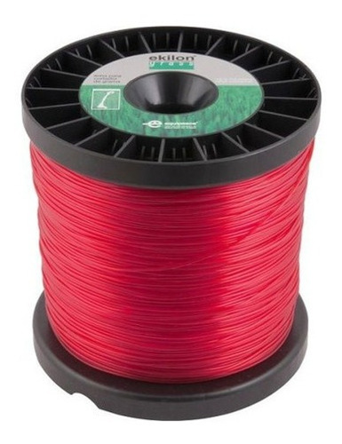 Ekilon 3 mm Cor Vermelho 1kg Fio De Nylon Redondo Aparadores Roçadeira De Grama