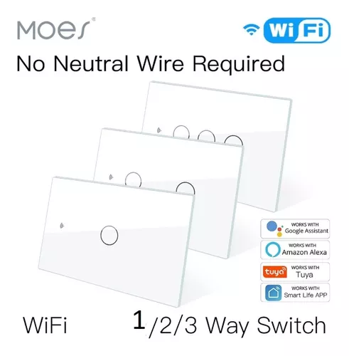 sin condensador no neutro módulo de interruptor inteligente 2/3way