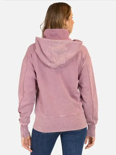 Poleron Fz Zippertrue Morado Mujer Maui And Sons