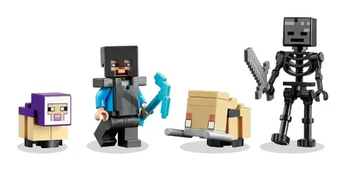 Brinquedo De Montar Lego Minecraft O Portal Em Ruínas 21172