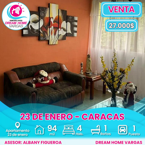 Apartamento En Venta  23 De Enero - Caracas 