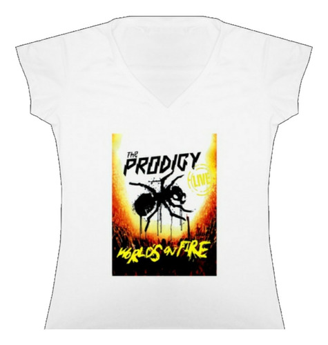 Blusa Camiseta Dama Prodigy Rock Bca Tienda Urbanoz 
