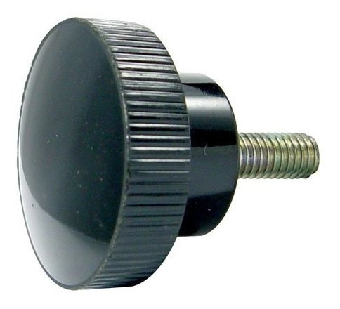 1dia 10  32 Thds Stud 1 LG Balck Knurled Fenolico Plastico