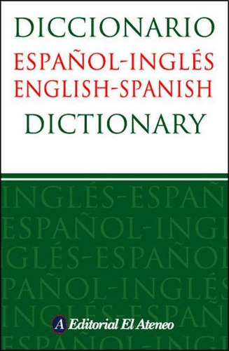 Libro Diccionario Español-ingles  English-spanish Dictionary