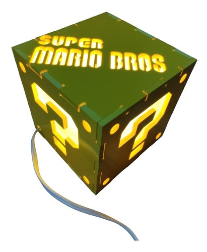 Lámpara Decorativa De Mario Bros 