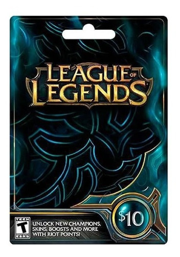 Riot Points U$10 Latam League Of Legends - Las Lan 