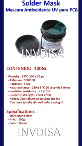 Pcb Uv Curable Solder Mask (Usado)