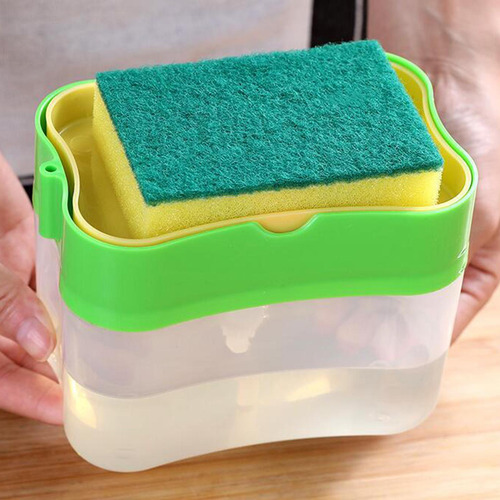 Dispensador De Jabón Y Soporte De Esponja Dispensador De