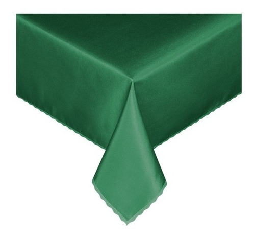 Toalha De Mesa Quadrada De Tecido Festa Verde Bandeira 74cm