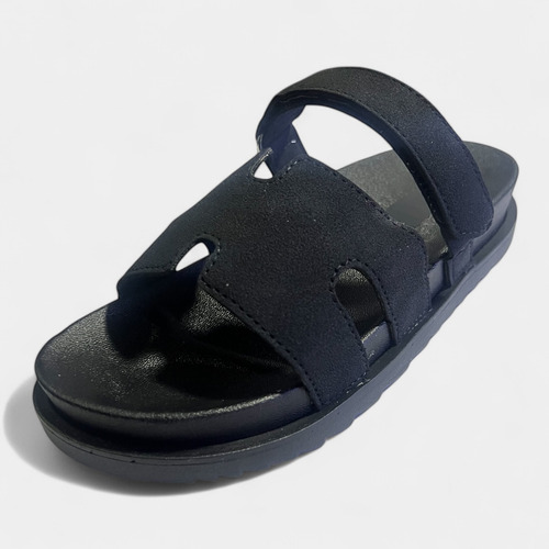Sandalias Mujer Planas Cómodas Bajas Negras Sin Plataforma