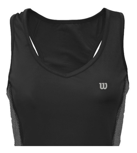 Imagem 2 de 2 de Regata Core Feminino Preto Wilson
