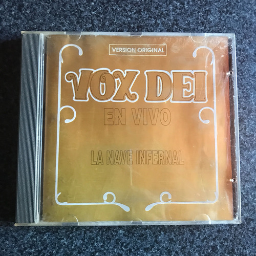 Vox Dei Cd  La Nave Infernal  Exc Est 1993 Sello Diapason 