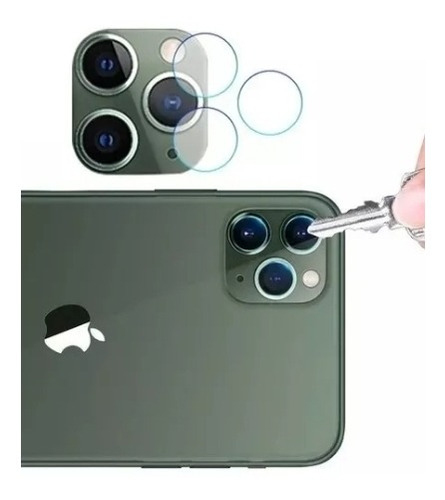 Protector Camara Vidrio Lentes iPhone 11 Pro Tienda Chacao