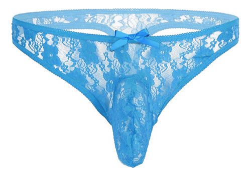 Calzoncillos De Bikini Semitransparentes De Encaje Floral Pa